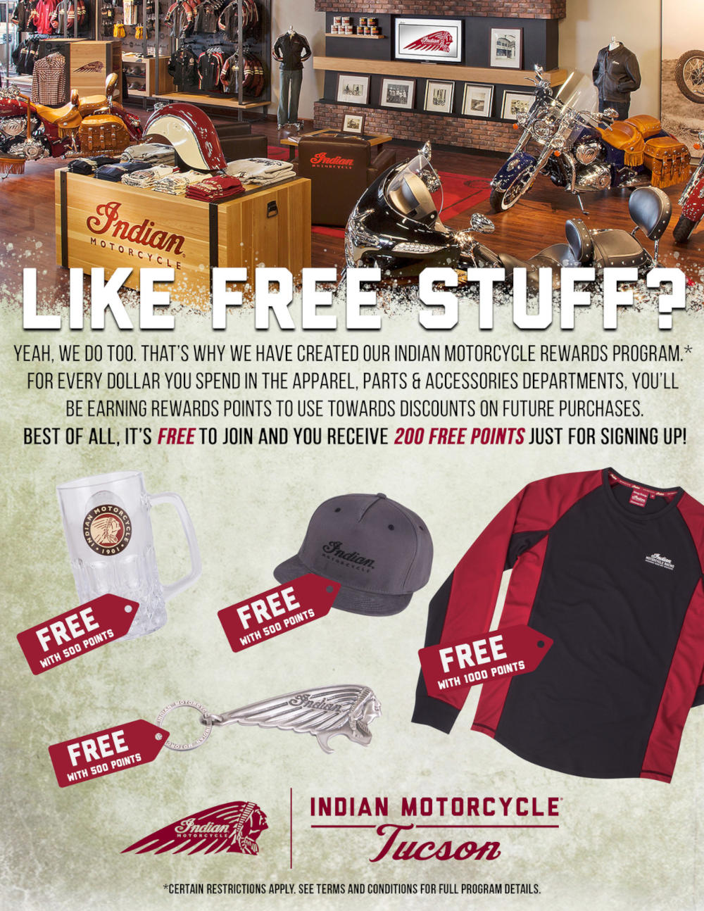 Indian Motorcycle® of Tucson Rewards